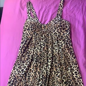 Leopard print dress